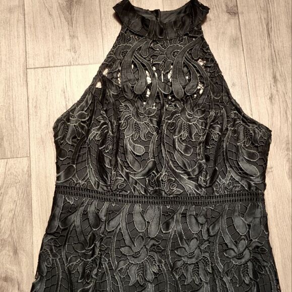 Bardot Isa Crochet Lace Sheath Cocktail Dress Black Size US 10/L - Picture 9 of 12